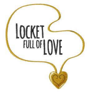 Picture of Locket Of Love Machine Embroidery Design