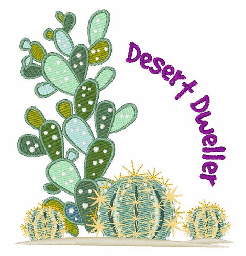 Desert Dweller Machine Embroidery Design