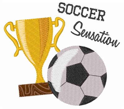 Soccer Sensation Machine Embroidery Design