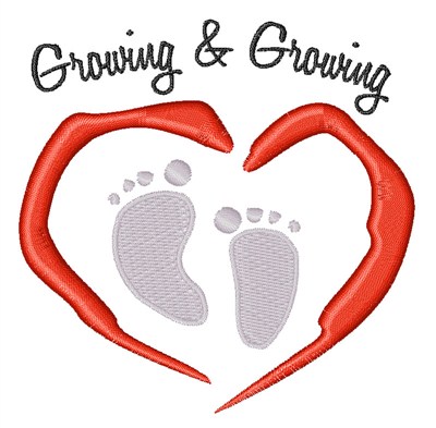 Growing & Growing Machine Embroidery Design