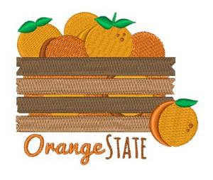 Picture of Orange State Machine Embroidery Design