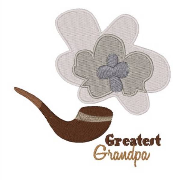 Picture of Greatest Grandpa Machine Embroidery Design