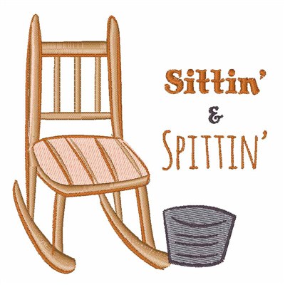 Sit Spit Machine Embroidery Design