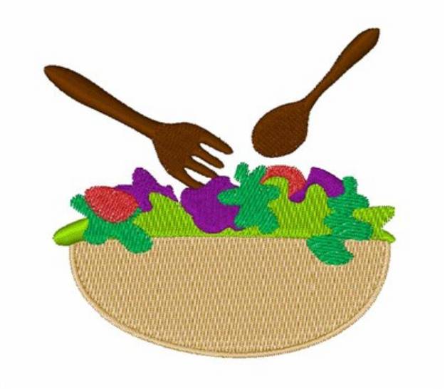 Picture of Salad Bowl Machine Embroidery Design