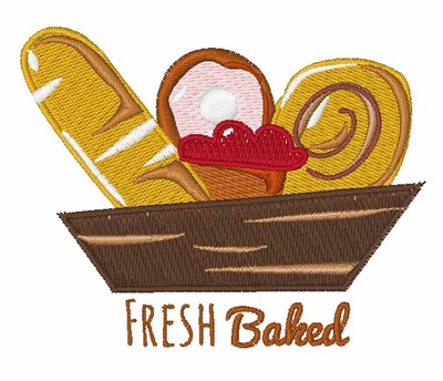 Fresh Baked Machine Embroidery Design