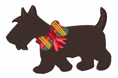 Scottish Terrier Machine Embroidery Design