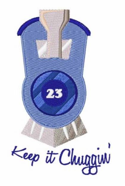 Picture of Keep It Chugging Machine Embroidery Design