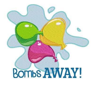 Bombs Away! Machine Embroidery Design