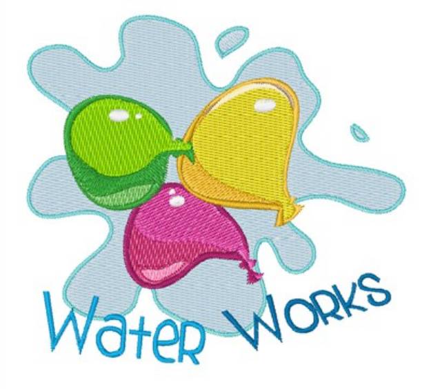 Picture of Water Works Machine Embroidery Design