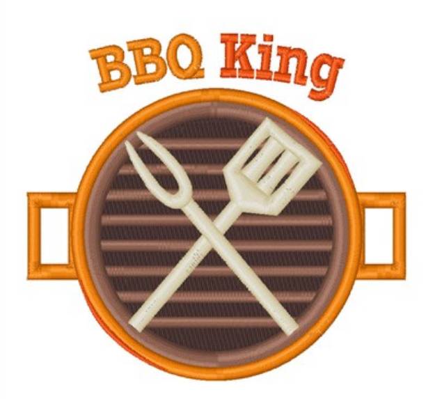 Picture of BBQ King Machine Embroidery Design