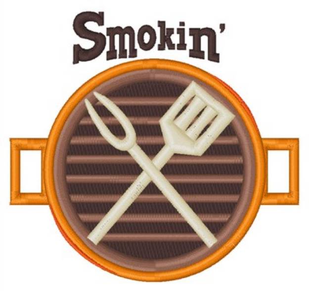 Picture of Smokin BBQ Machine Embroidery Design