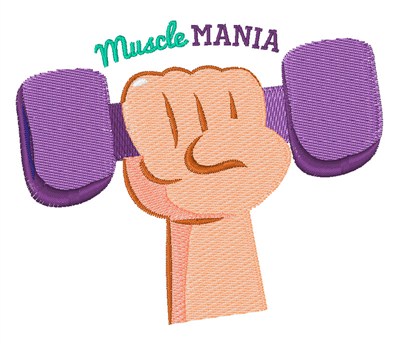 Muscle Mania Machine Embroidery Design