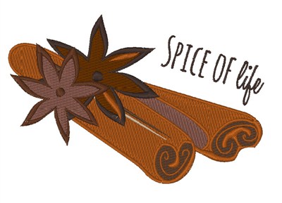 Spice of Life Machine Embroidery Design