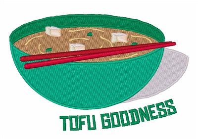 Tofu Goodness Machine Embroidery Design