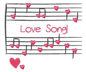 Picture of Love Song! Machine Embroidery Design