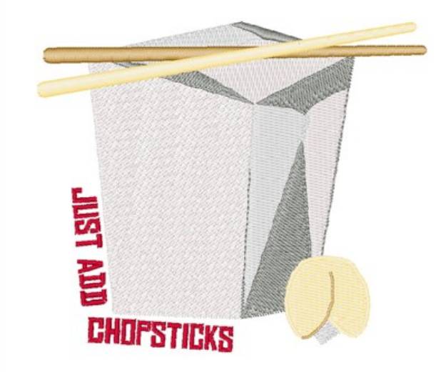 Picture of Just Add Chopsticks Machine Embroidery Design