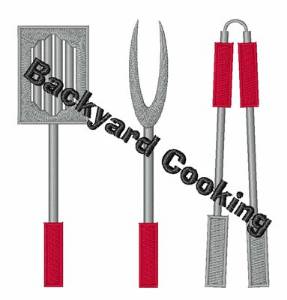 Picture of Backyard Cooking Machine Embroidery Design