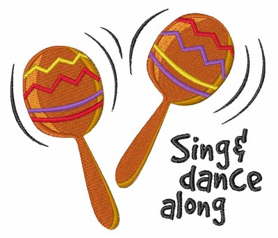 Sing Dance Along Machine Embroidery Design