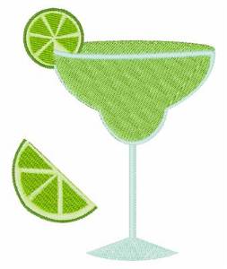 Picture of Lime Margarita Machine Embroidery Design