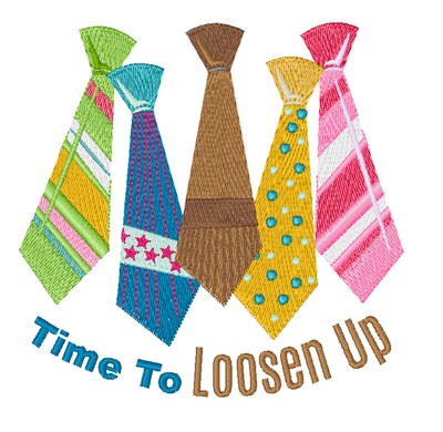 Loosen Up Machine Embroidery Design