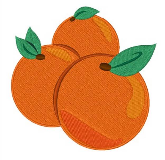Picture of Citrus Fruit Machine Embroidery Design