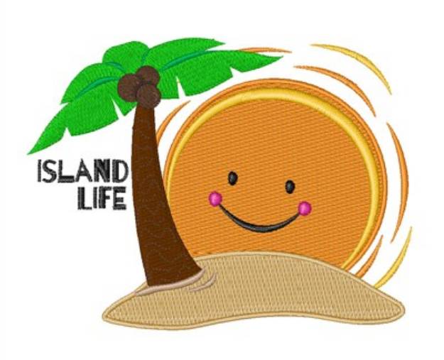 Picture of Island Life Machine Embroidery Design