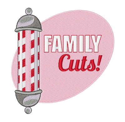 Family Cuts Machine Embroidery Design