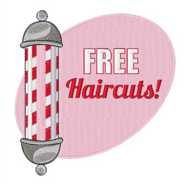 Picture of Free Haircuts Machine Embroidery Design