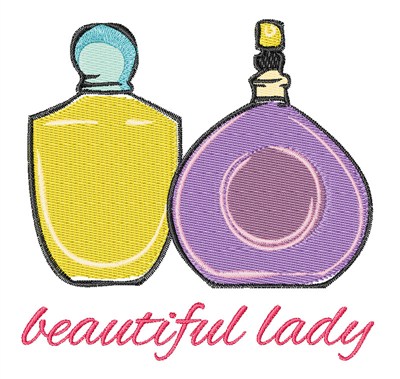 Beautiful Lady Machine Embroidery Design