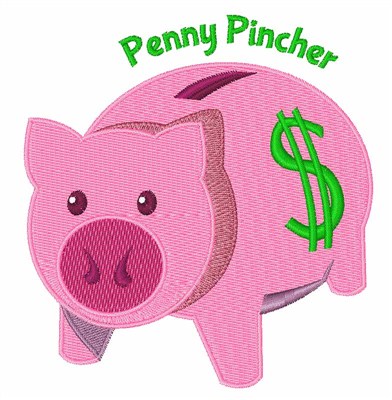 Penny Pincher Machine Embroidery Design