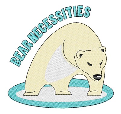 Bear Necessities Machine Embroidery Design