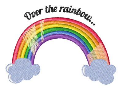 Over the Rainbow Machine Embroidery Design