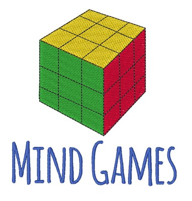 Mind Games Machine Embroidery Design