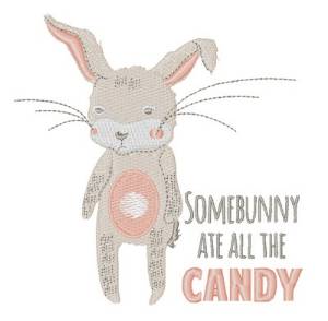 Picture of Somebunny Candy Machine Embroidery Design
