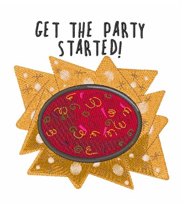 Party Started Machine Embroidery Design