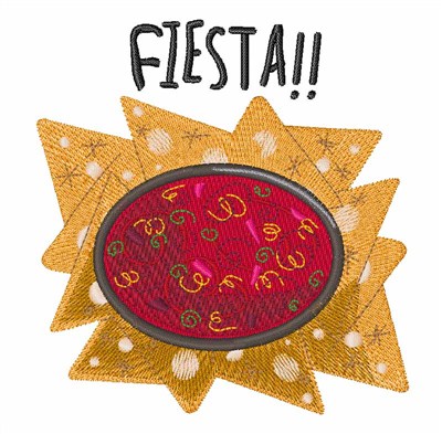 Fiesta Chips Machine Embroidery Design