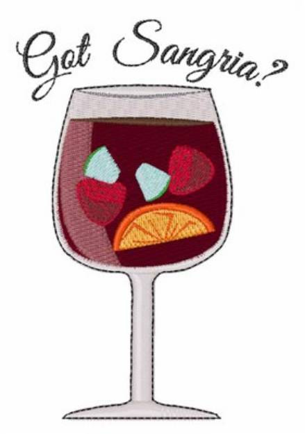 Picture of Got Sangria Machine Embroidery Design