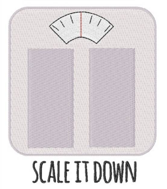 Picture of Scale It Down Machine Embroidery Design