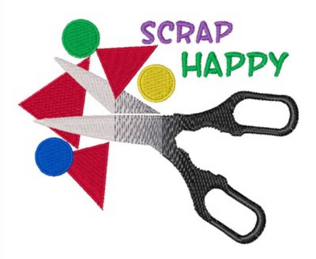 Picture of Scrap Happy Machine Embroidery Design