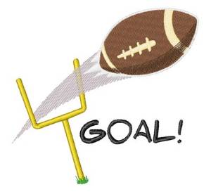 Picture of Goal Post Machine Embroidery Design