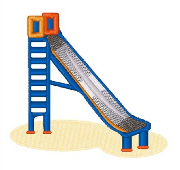 Picture of Playground Slide Machine Embroidery Design