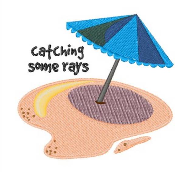 Picture of Catching Some Rays Machine Embroidery Design
