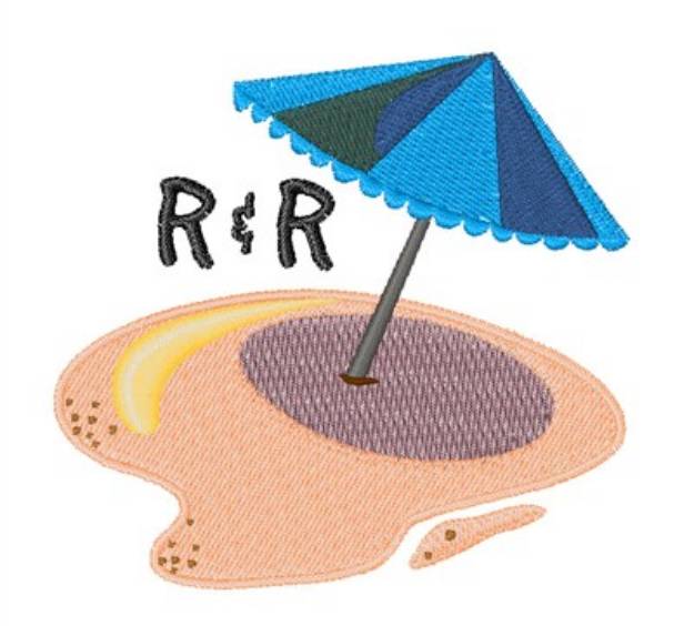 Picture of R&R Umbrella Machine Embroidery Design