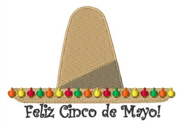 Picture of Feliz Cinco de Mayo Machine Embroidery Design