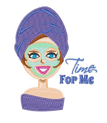 Time for Me Machine Embroidery Design