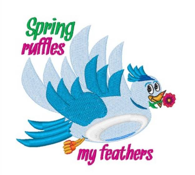 Picture of Spring Ruffles Machine Embroidery Design