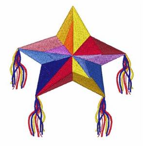 Picture of Star Pinata Machine Embroidery Design