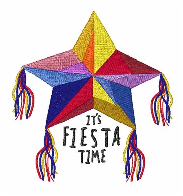Fiesta Time Hat Machine Embroidery Design