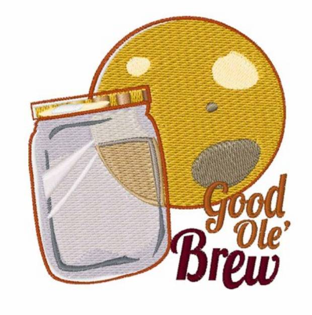 Picture of Good Ole Brew Machine Embroidery Design