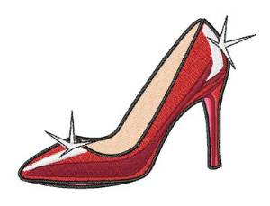 Picture of High Heeled Shoe Machine Embroidery Design